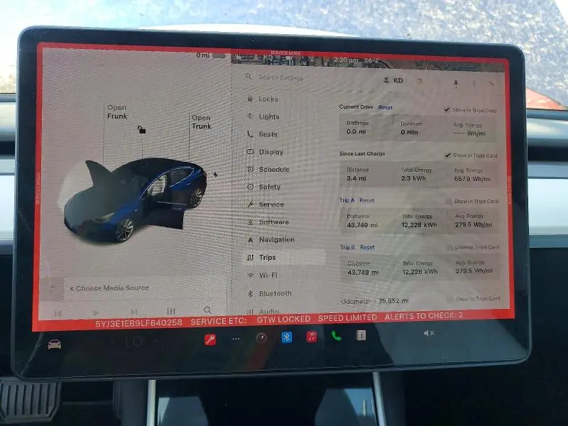 2020 TESLA MODEL 3   