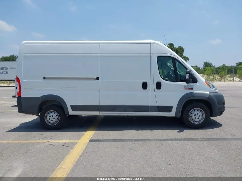2018 RAM PROMASTER 3500 HIGH ROOF 159 WB