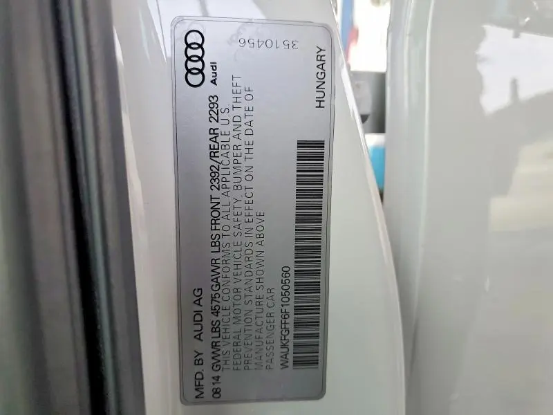 2015 AUDI A3 PRESTIGE S-LINE  