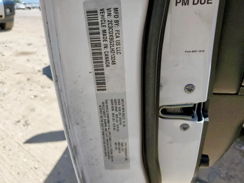 2020 DODGE CHARGER SXT  