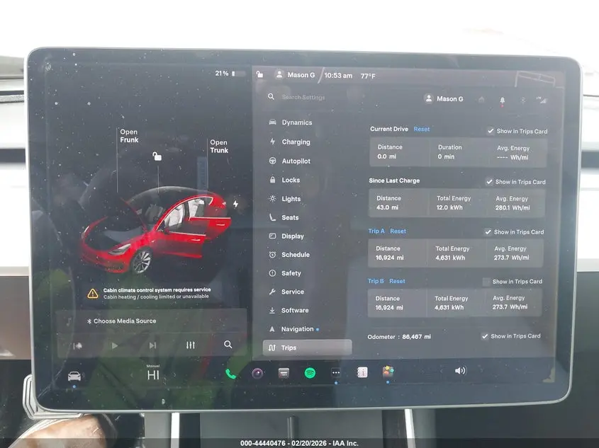 2019 TESLA MODEL 3  