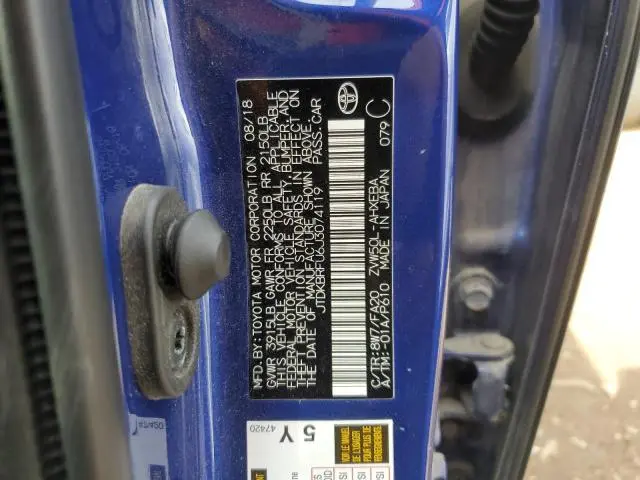 2018 TOYOTA PRIUS   