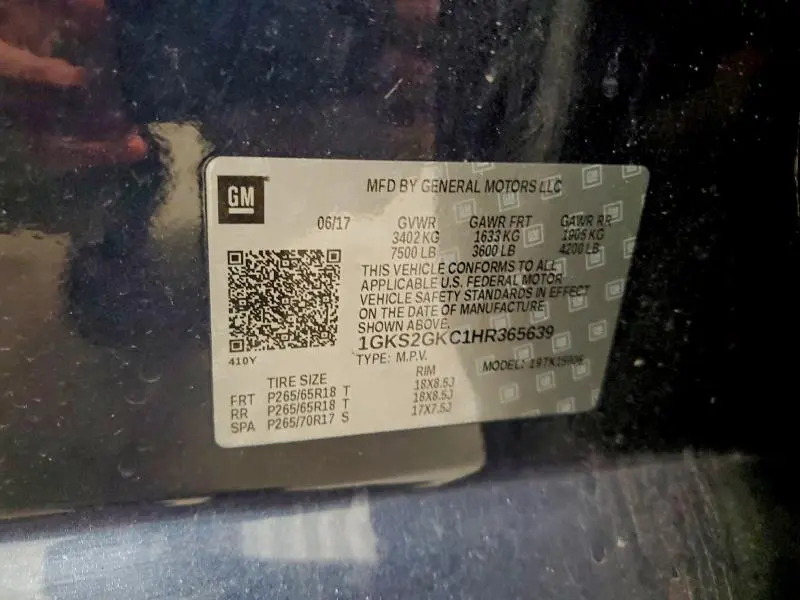 2017 GMC YUKON XL K1500 SLT  