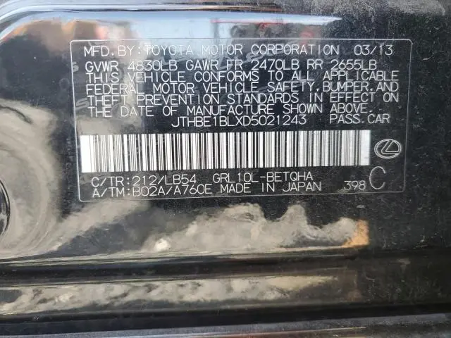 2013 LEXUS GS 350  