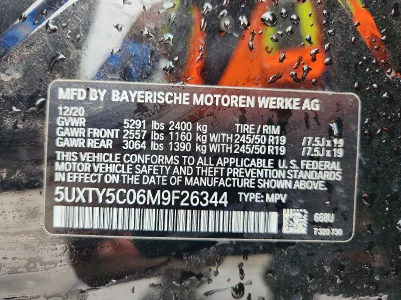 2021 BMW X3 XDRIVE30I  