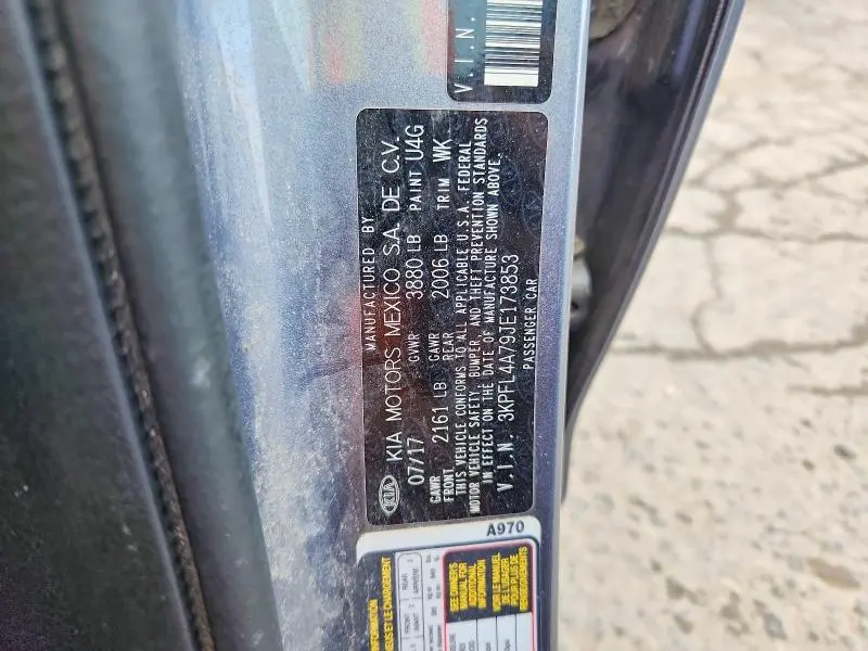 2018 KIA FORTE S  