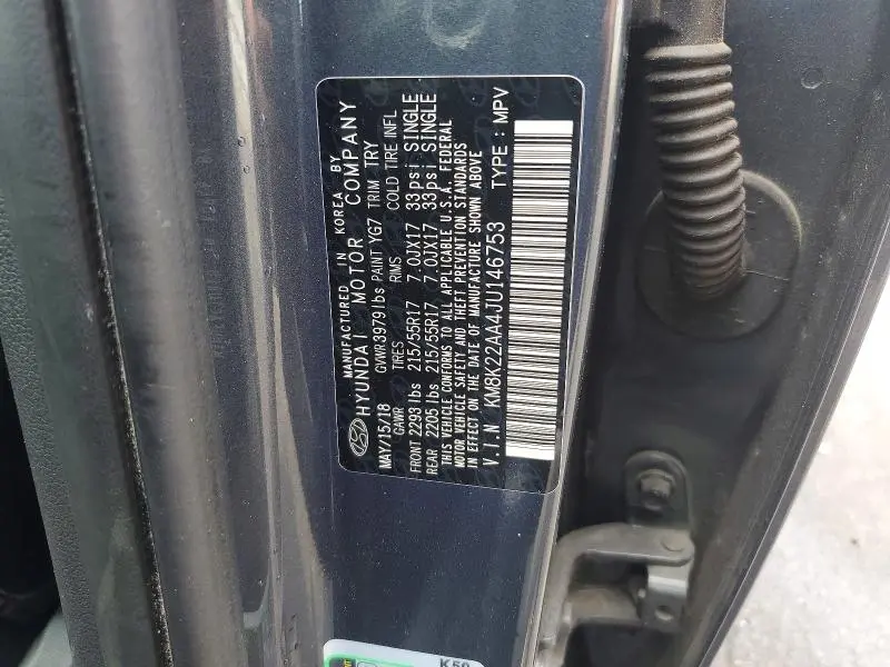 2018 HYUNDAI KONA SEL  