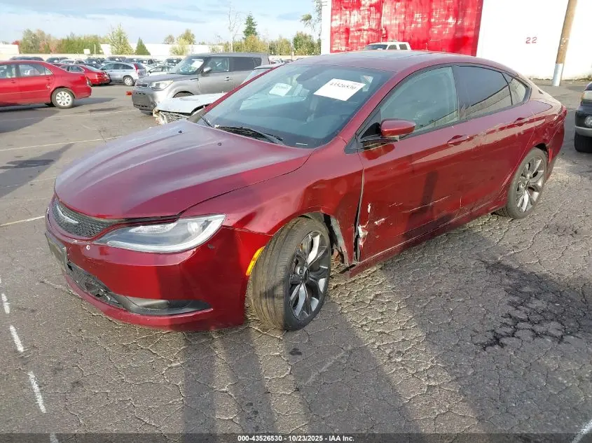 2016 CHRYSLER 200 S