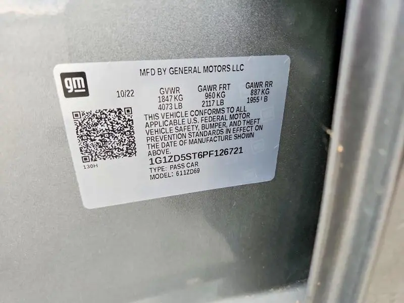 2023 CHEVROLET MALIBU LT  