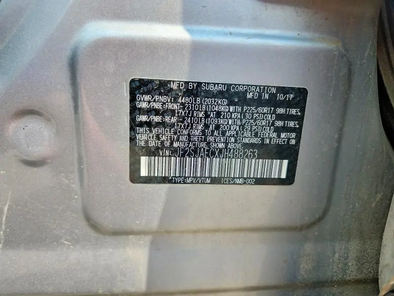 2018 SUBARU FORESTER 2.5I PREMIUM  