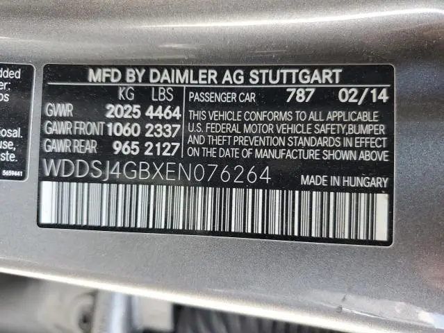 2014 MERCEDES-BENZ CLA 250 4MATIC  
