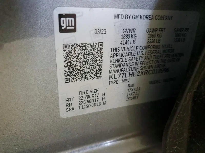 2024 CHEVROLET TRAX 1LT  