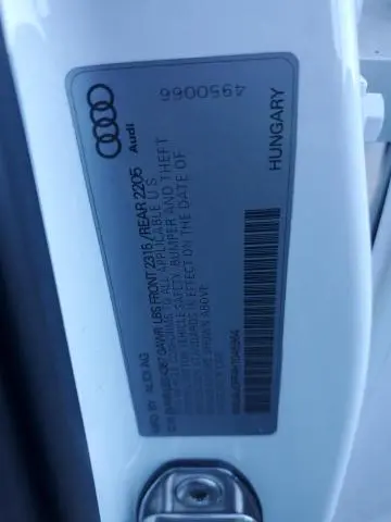 2017 AUDI A3 PREMIUM  