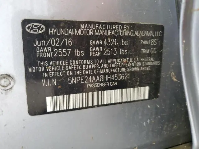 2017 HYUNDAI SONATA ECO  