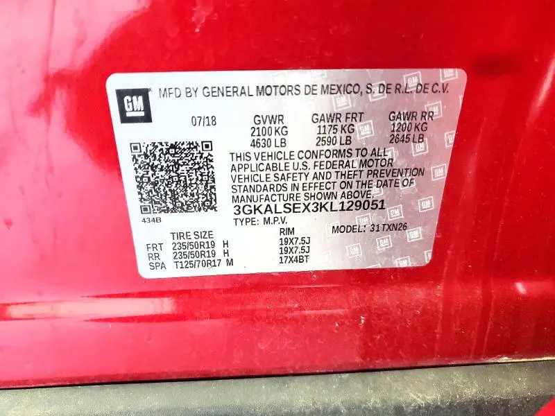 2019 GMC TERRAIN DENALI  