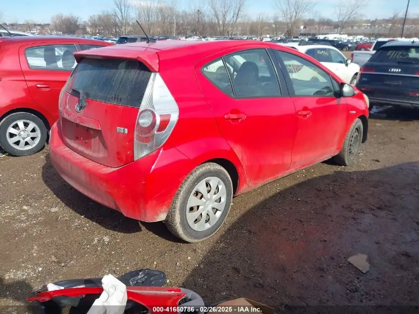 2012 TOYOTA PRIUS C TWO