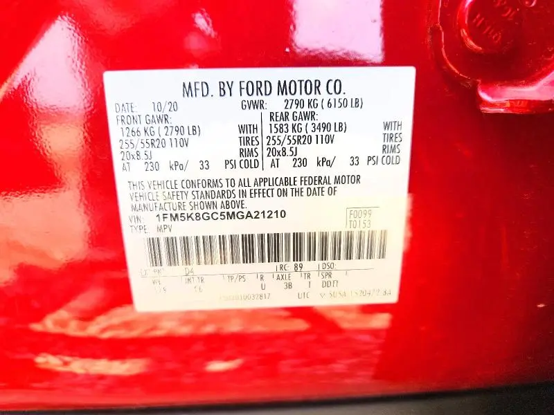 2021 FORD EXPLORER ST  
