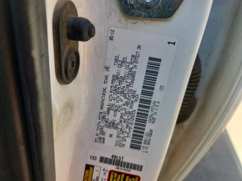 2012 TOYOTA TUNDRA CREWMAX LIMITED  