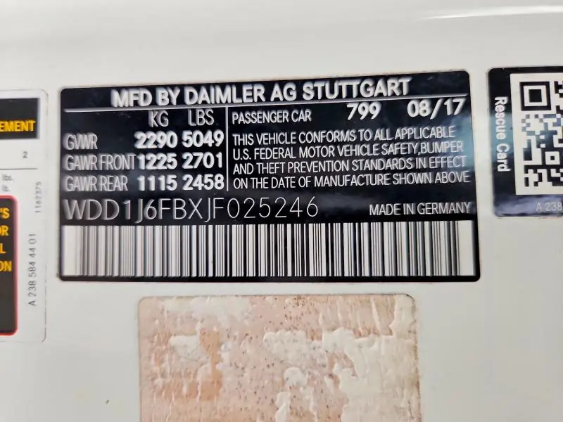 2018 MERCEDES-BENZ E 400  