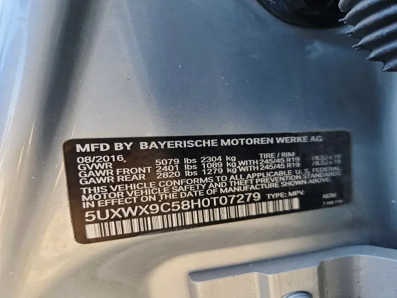 2017 BMW X3 XDRIVE28I  