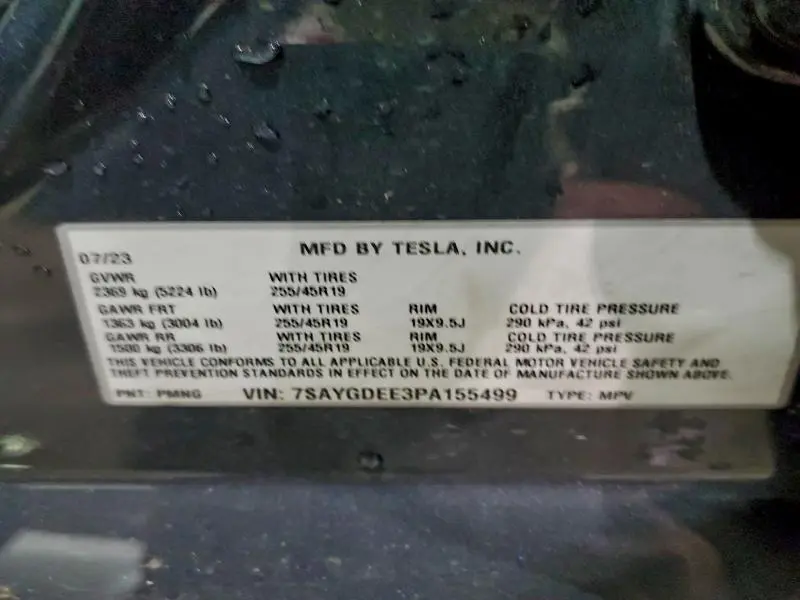 2023 TESLA MODEL Y   