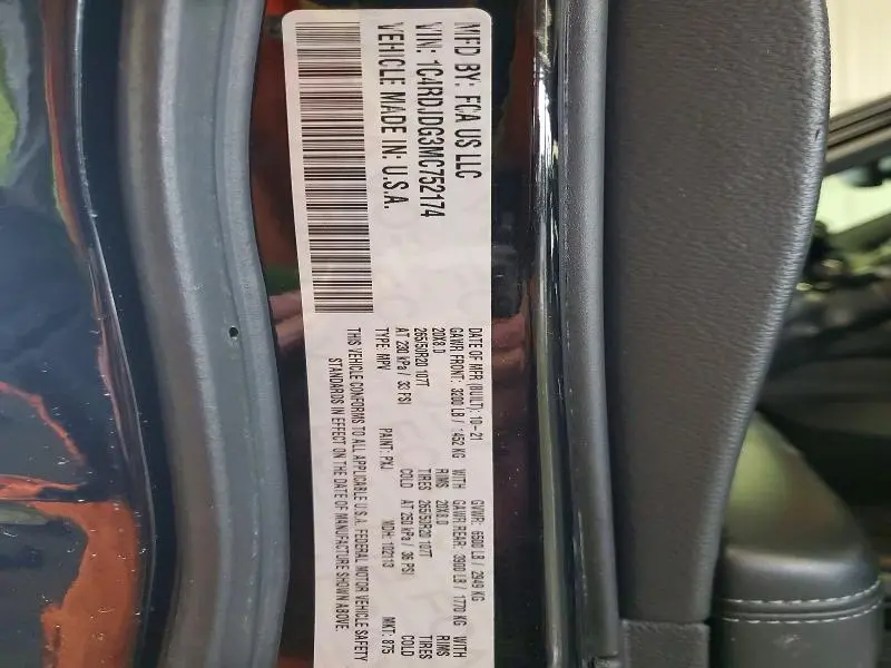 2021 DODGE DURANGO GT  