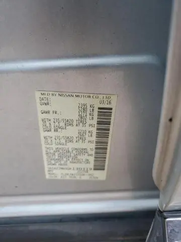 2016 NISSAN MURANO S  