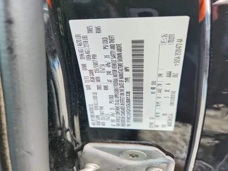 2016 FORD ESCAPE SE  