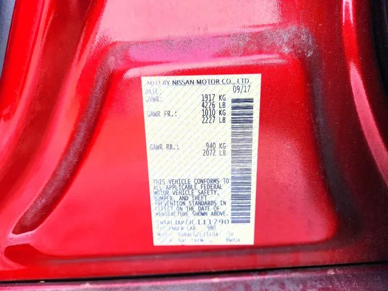 2018 NISSAN ALTIMA 2.5  