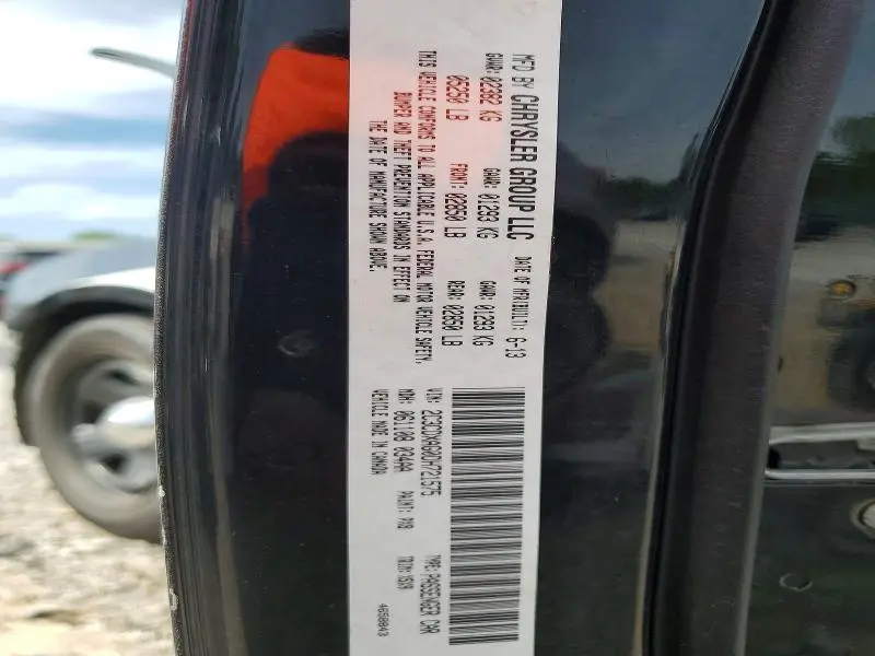 2013 DODGE CHARGER POLICE  