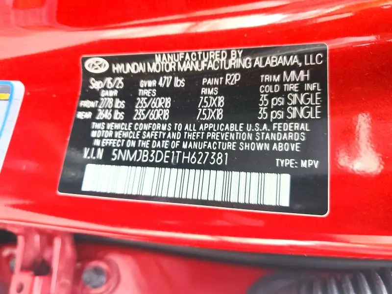 2026 HYUNDAI TUCSON SEL  