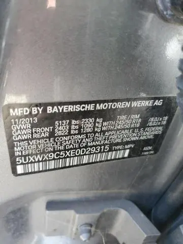 2014 BMW X3 XDRIVE28I  