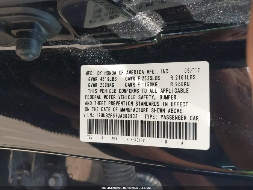 2018 ACURA TLX TECH PKG