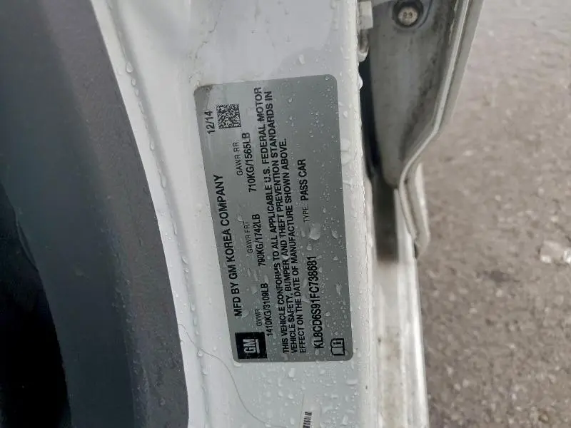 2015 CHEVROLET SPARK 1LT  