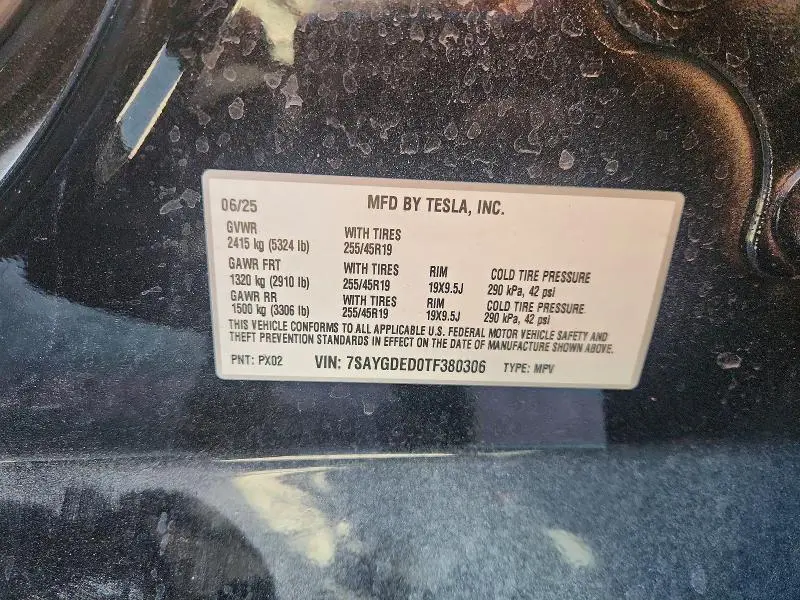 2026 TESLA MODEL Y   