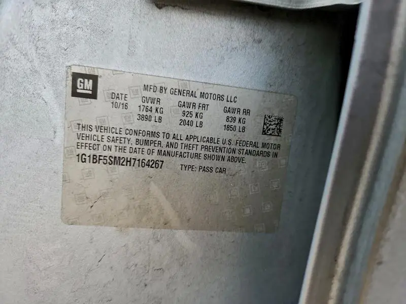 2017 CHEVROLET CRUZE PREMIER  