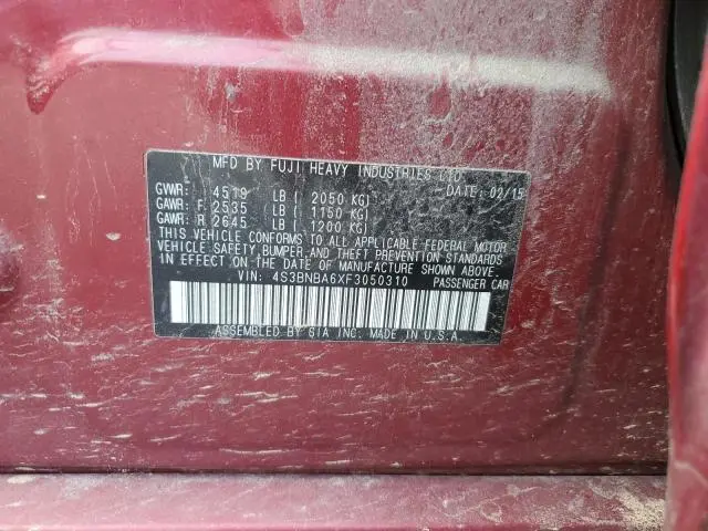 2015 SUBARU LEGACY 2.5I  