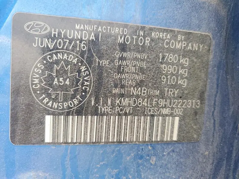 2017 HYUNDAI ELANTRA SE  
