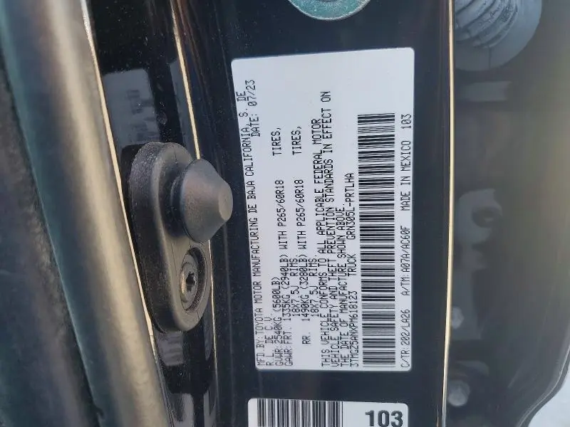 2023 TOYOTA TACOMA LIMITED  