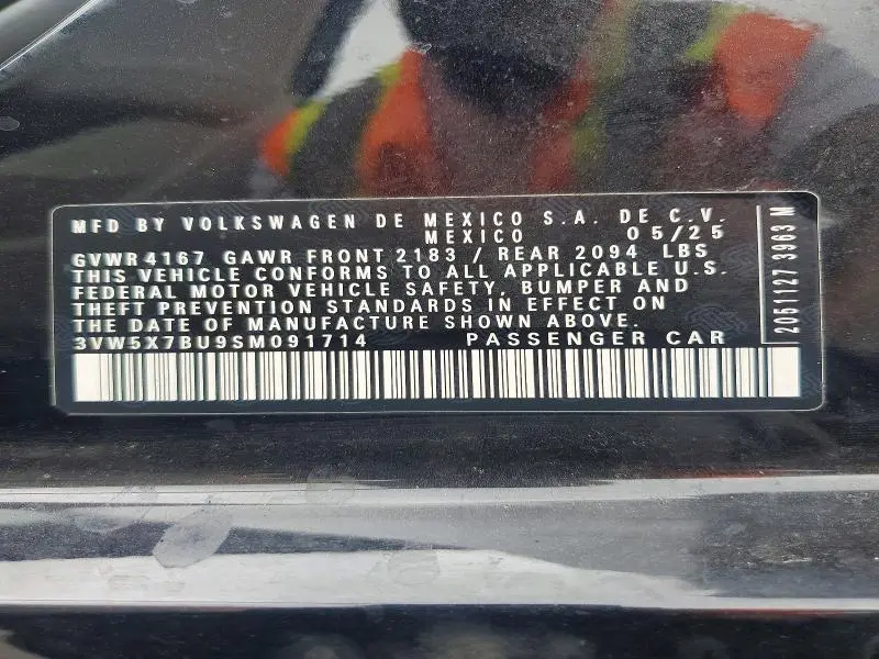 2025 VOLKSWAGEN JETTA S  
