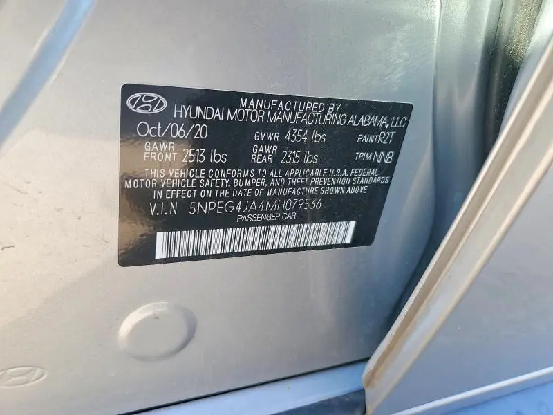 2021 HYUNDAI SONATA SE  