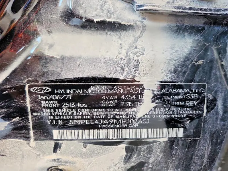 2021 HYUNDAI SONATA SEL  