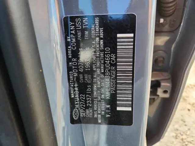 2023 HYUNDAI ELANTRA LIMITED  