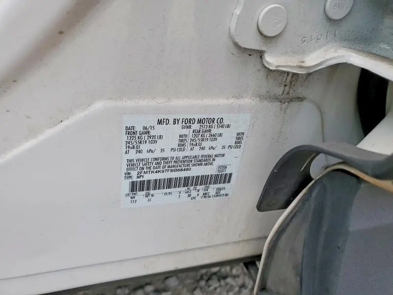 2015 FORD EDGE TITANIUM  