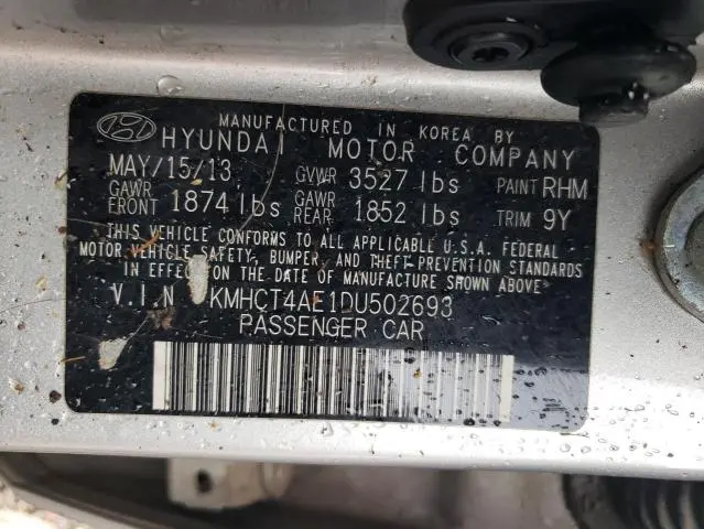 2013 HYUNDAI ACCENT GLS  