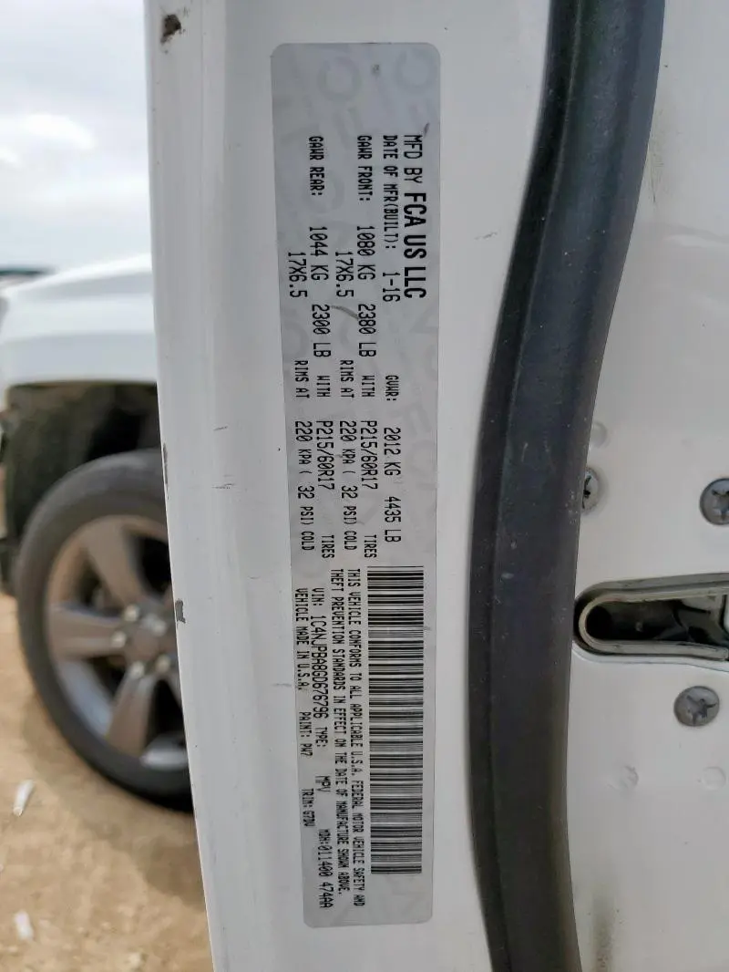 2016 JEEP PATRIOT SPORT  