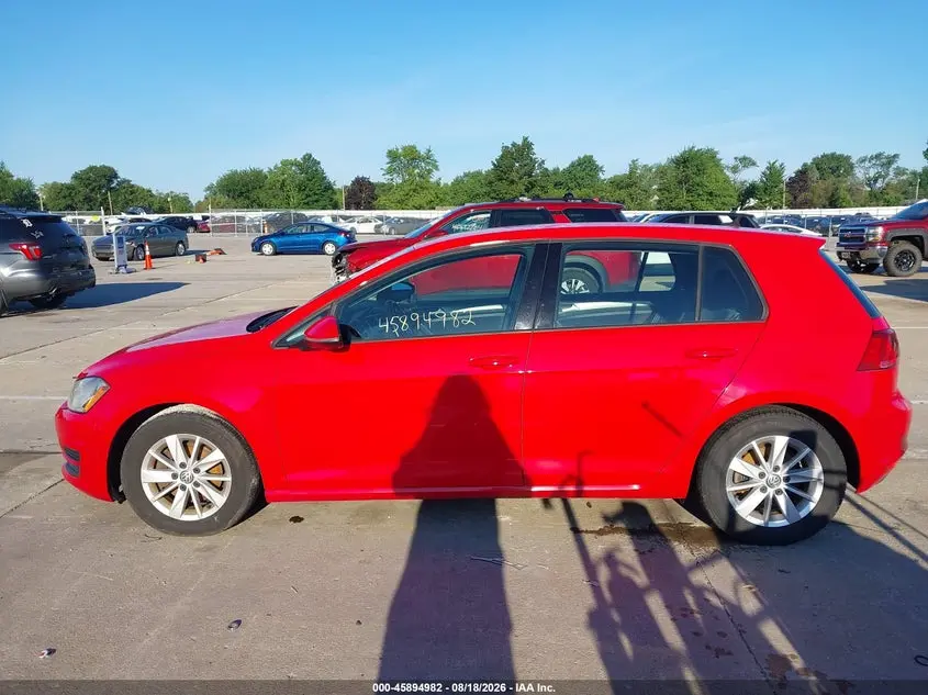 2016 VOLKSWAGEN GOLF TSI S 4-DOOR