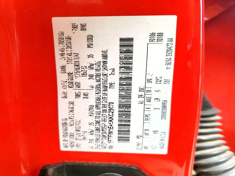 2019 FORD F150 SUPERCREW  