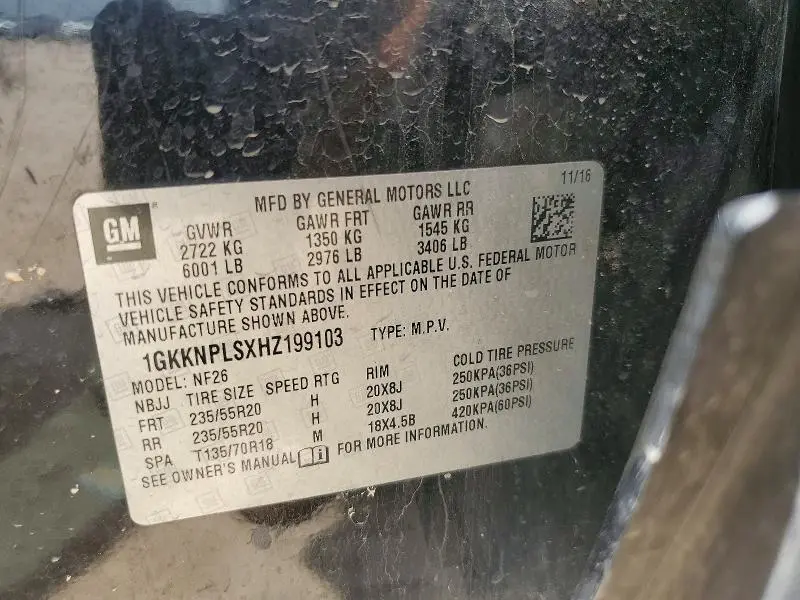 2017 GMC ACADIA DENALI  