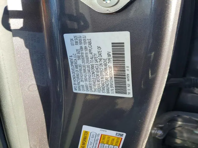 2025 HONDA PILOT EXL  